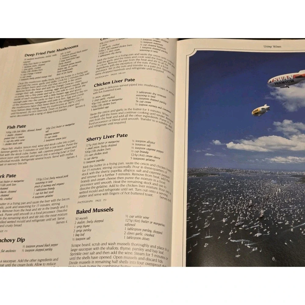 The Australian Way of Cooking Pictorial Hard Cover Cookbook cr 1989 Beautiful